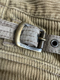 Vintage Dolce & Gabbana Cordhose Damen Cargo Style Made In Italy Braun M-L