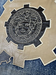 Vintage Versace Jeans Medusa Patch & Knöpfe Dunkelblau 34