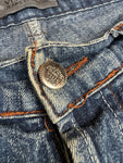 Vintage Versace Jeans Medusa Patch & Knöpfe Dunkelblau 34