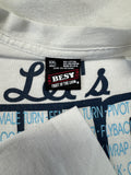 1999 Fruit Of The Loom Shirt "Let's Shag" Single Stitch Made In USA Weiß XXL