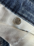 Vintage Versace Jeans Medusa Patch & Knöpfe Dunkelblau 34