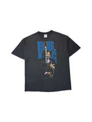 1998 Oneita Tourshirt BB King Roadshow Single Stitch Schwarz XXL