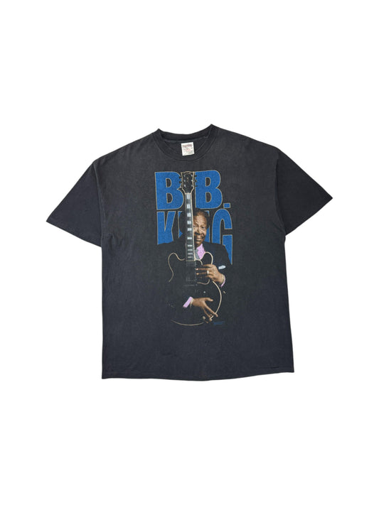 1998 Oneita Tourshirt BB King Roadshow Single Stitch Schwarz XXL