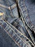 Vintage Versace Jeans Medusa Patch & Knöpfe Dunkelblau 34