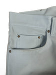 Vintage Versace Stoffhose Leicht Elastisch Medusa Knöpfe Made In Italy Hellblau 34/48