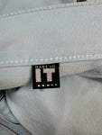 Vintage Versace Stoffhose Leicht Elastisch Medusa Knöpfe Made In Italy Hellblau 34/48