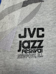 1991 Fruit Of The Loom Shirt "JVC Jazz Festival Newport" Made In USA Single Stitch Grau L