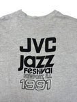 1991 Fruit Of The Loom Shirt "JVC Jazz Festival Newport" Made In USA Single Stitch Grau L