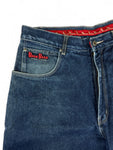 Vintage Pelle Pelle Baggy Jeans Made In Hong Kong Dunkelblau 34