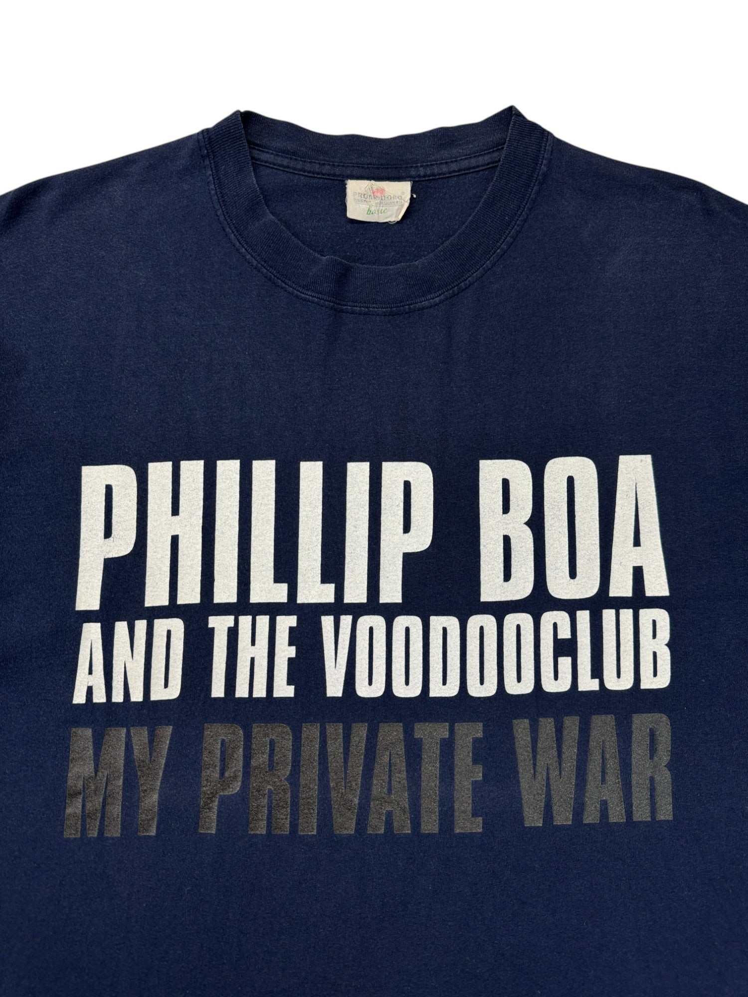 2000 Promodoro Tourshirt Phillip Boa And The Voodooclub Dunkelblau L