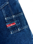 Vintage Pelle Pelle Baggy Jeans Made In Hong Kong Dunkelblau 34