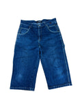 Vintage Fubu Jeans Shorts 3/4 Carpenter Style Baggy Dunkelblau 34