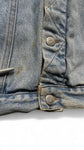 Vintage Friends Jeansjacke 90s Mit Patches Metallica & Marilyn Manson Ausgewaschen Hellblau S