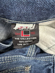 Vintage Fubu Jeans Shorts 3/4 Carpenter Style Baggy Dunkelblau 34