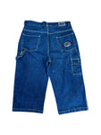 Vintage Fubu Jeans Shorts 3/4 Carpenter Style Baggy Dunkelblau 34