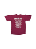 2000 Promodoro Tourshirt Phillip Boa And The Voodooclub Dunkelrot L