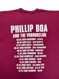 2000 Promodoro Tourshirt Phillip Boa And The Voodooclub Dunkelrot L