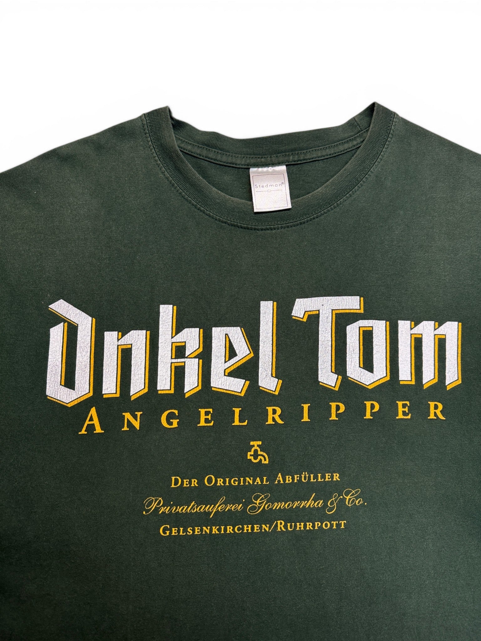 00s Stedman Shirt Onkel Tom Angelripper Grün L-XL