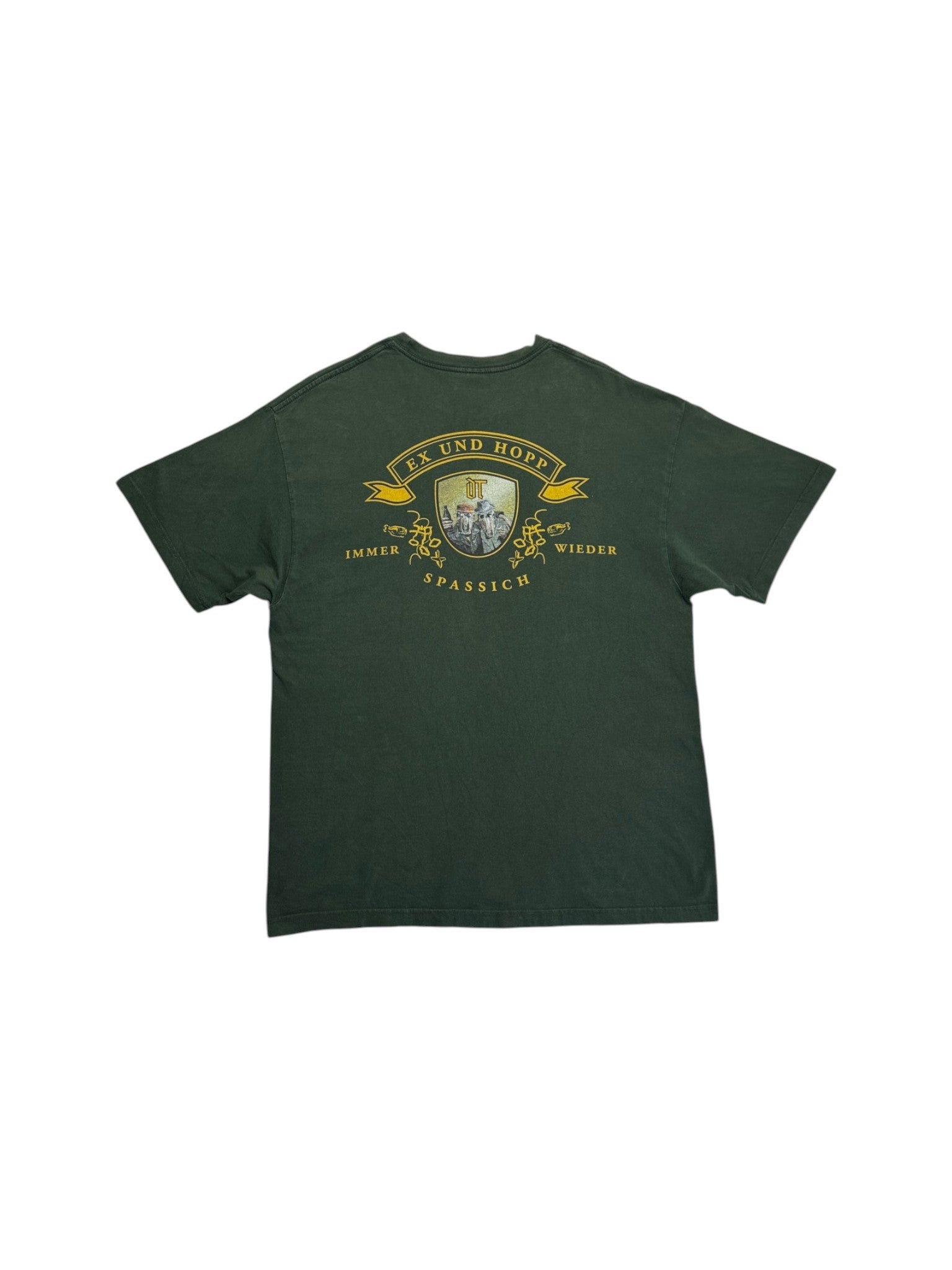 00s Stedman Shirt Onkel Tom Angelripper Grün L-XL