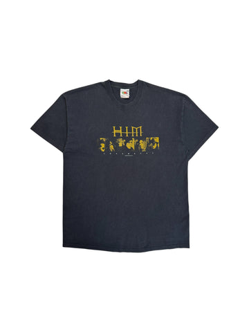 2003 Fruit Of The Loom Tourshirt "Love Metal" HIM Schwarz XL