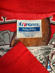 Vintage Hanes Shirt 1993 " Alabama Crimson Tide Sugar Bowl" Made In USA Single Stitch Rot S