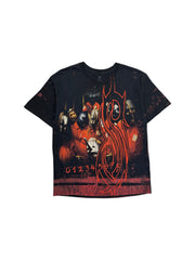 00s Hanes Shirt Slipknot AOP Schwarz M-L