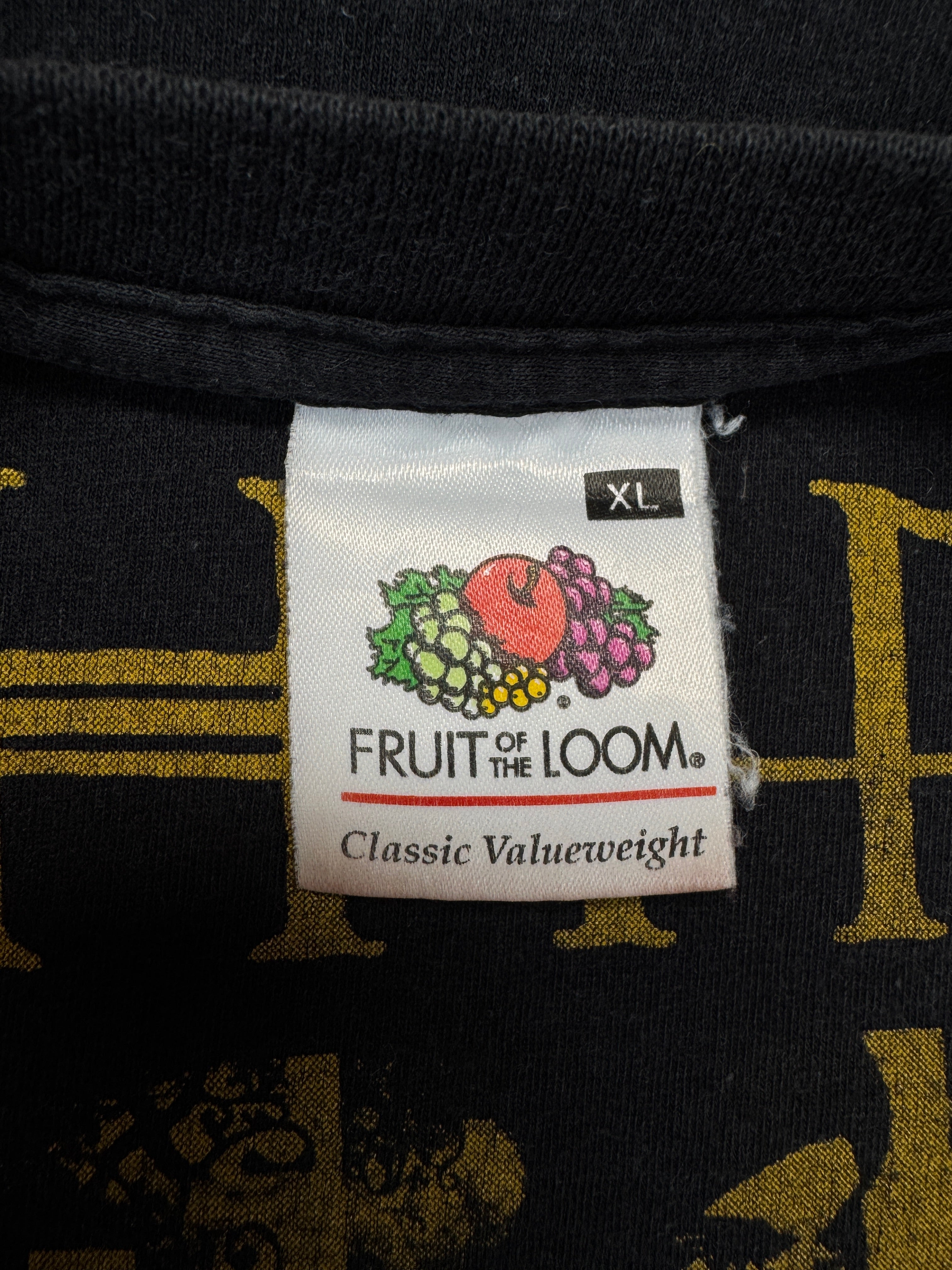 2003 Fruit Of The Loom Tourshirt "Love Metal" HIM Schwarz XL