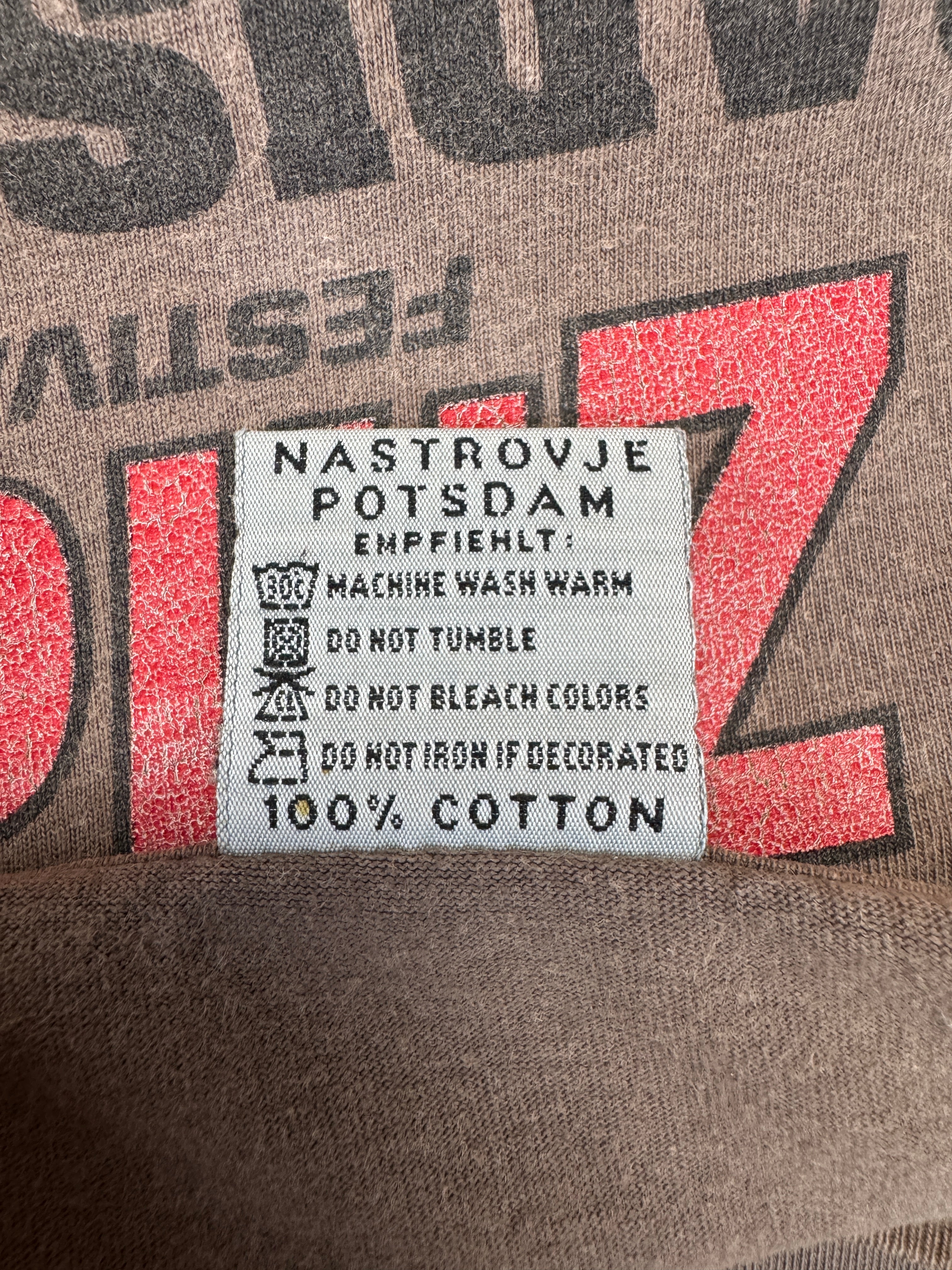 1999 Festival Shirt Zillo By Scorpio Konzert Khaki XL