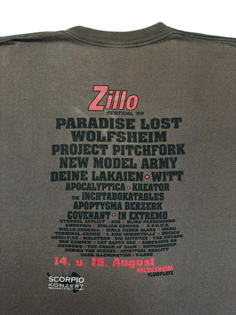 1999 Festival Shirt Zillo By Scorpio Konzert Khaki XL