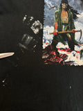 2008 Fruit Of The Loom Shirt The Canadians "Killing Seals" Tour Stained Schwarz L