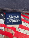 Vintage Nutmeg Mills Shirt 90s "Stars & Stripes" Sailing Dunkelblau M-L