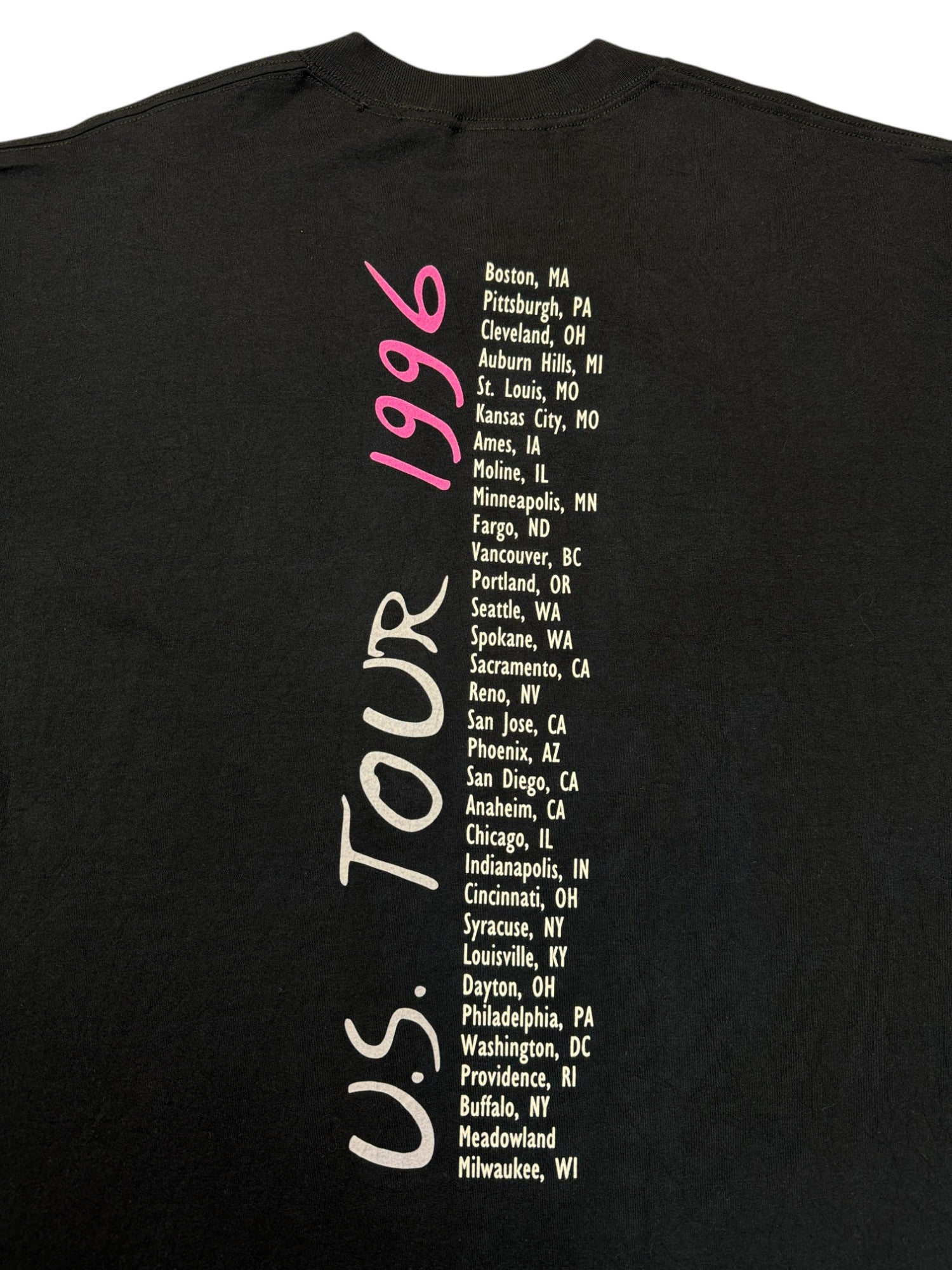 1996 AllSport Tourshirt Neil Diamond "Tennessee Moon" Single Stitch Made In USA Schwarz XXL
