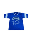 Vintage Scrimmage Shirt 1997 NFLP Detroit Lions Made In USA Single Stitch Blau (12/14 Kids) XS-S