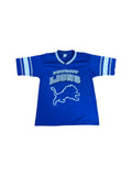 Vintage Scrimmage Shirt 1997 NFLP Detroit Lions Made In USA Single Stitch Blau (12/14 Kids) XS-S