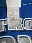 Vintage Scrimmage Shirt 1997 NFLP Detroit Lions Made In USA Single Stitch Blau (12/14 Kids) XS-S