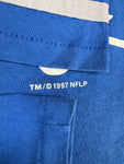 Vintage Scrimmage Shirt 1997 NFLP Detroit Lions Made In USA Single Stitch Blau (12/14 Kids) XS-S