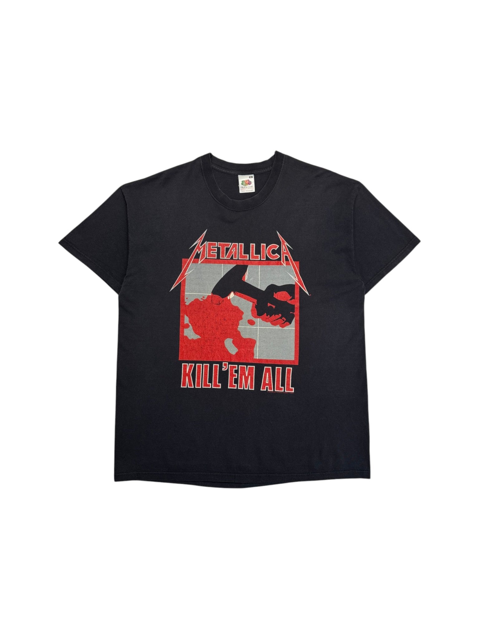 00s Fruit Of The Loom Shirt Metallica "Kill'em All" Schwarz XL