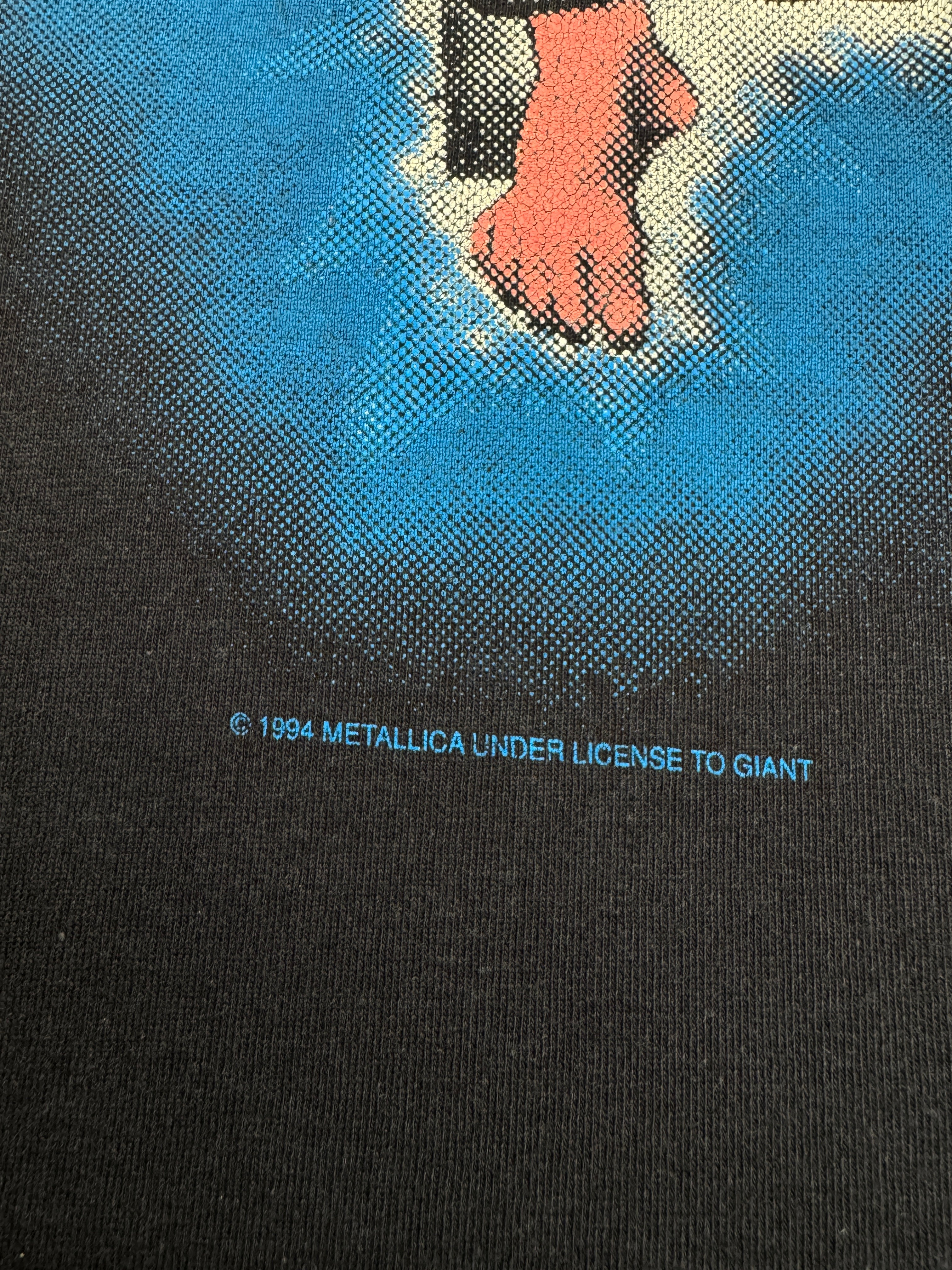 00s Fruit Of The Loom Shirt Metallica "Kill'em All" Schwarz XL