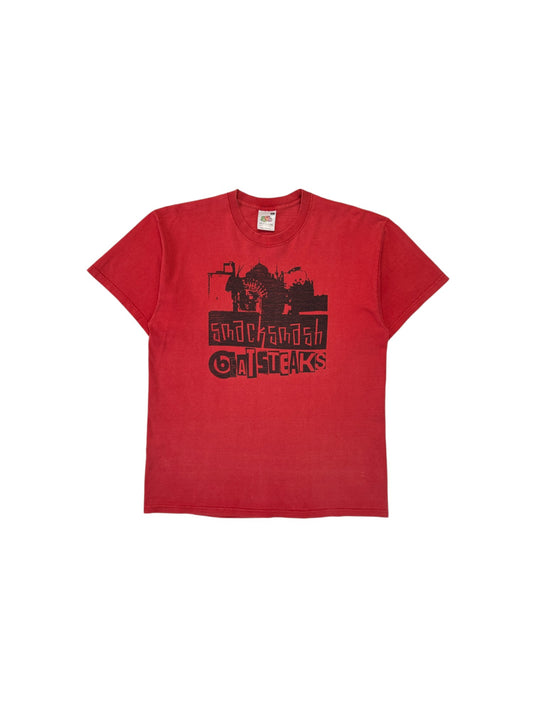 2004 Fruit Of The Loom Shirt Beatsteaks "SmackSmash" Rot L