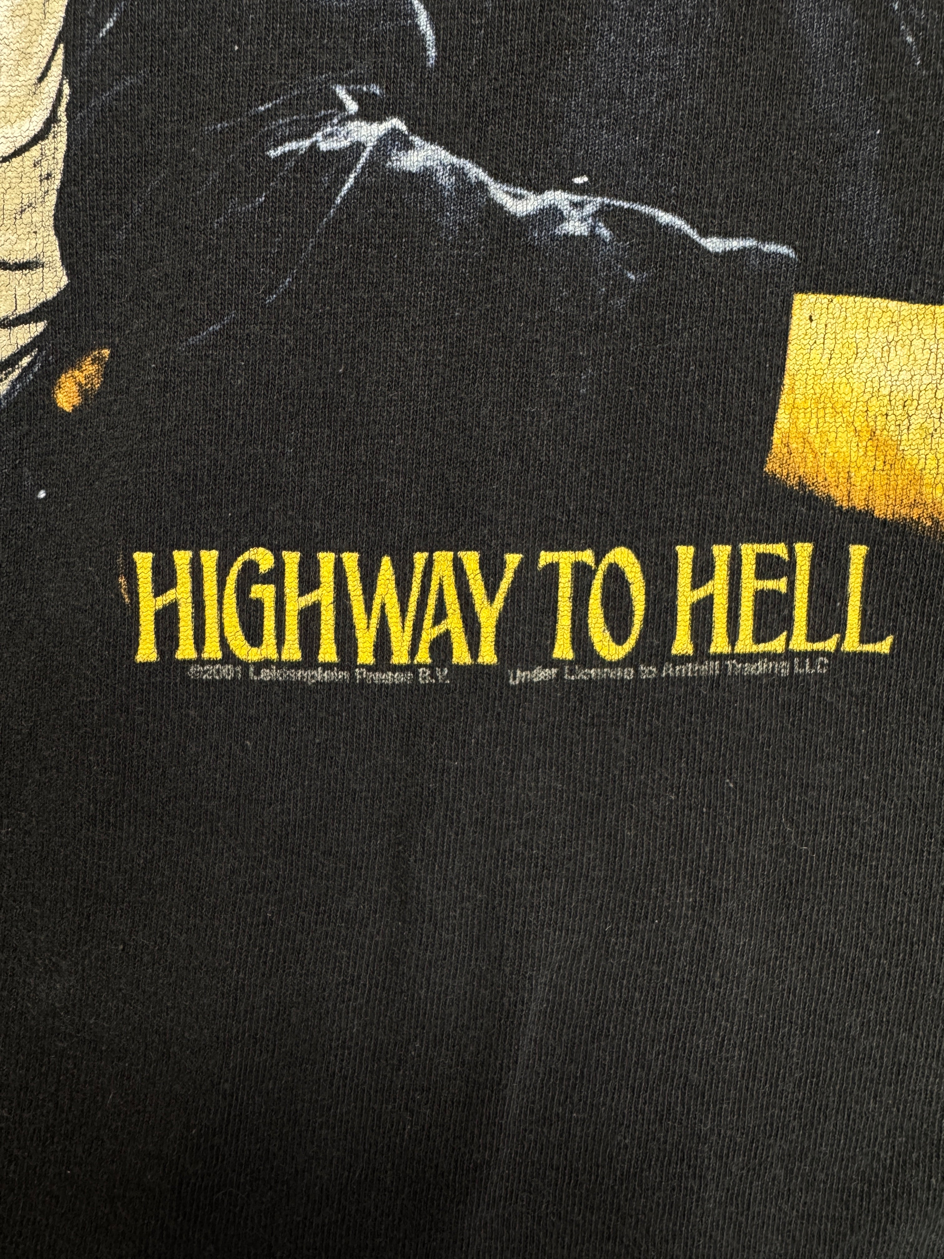 2001 Anvil Shirt ACDC "Highway to hell" Schwarz M