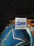Vintage Salem Sports Shirt 1993 Dallas Cowboys Super Bowl Champions Ring NFLP Single Stitch Made In USA Schwarz L
