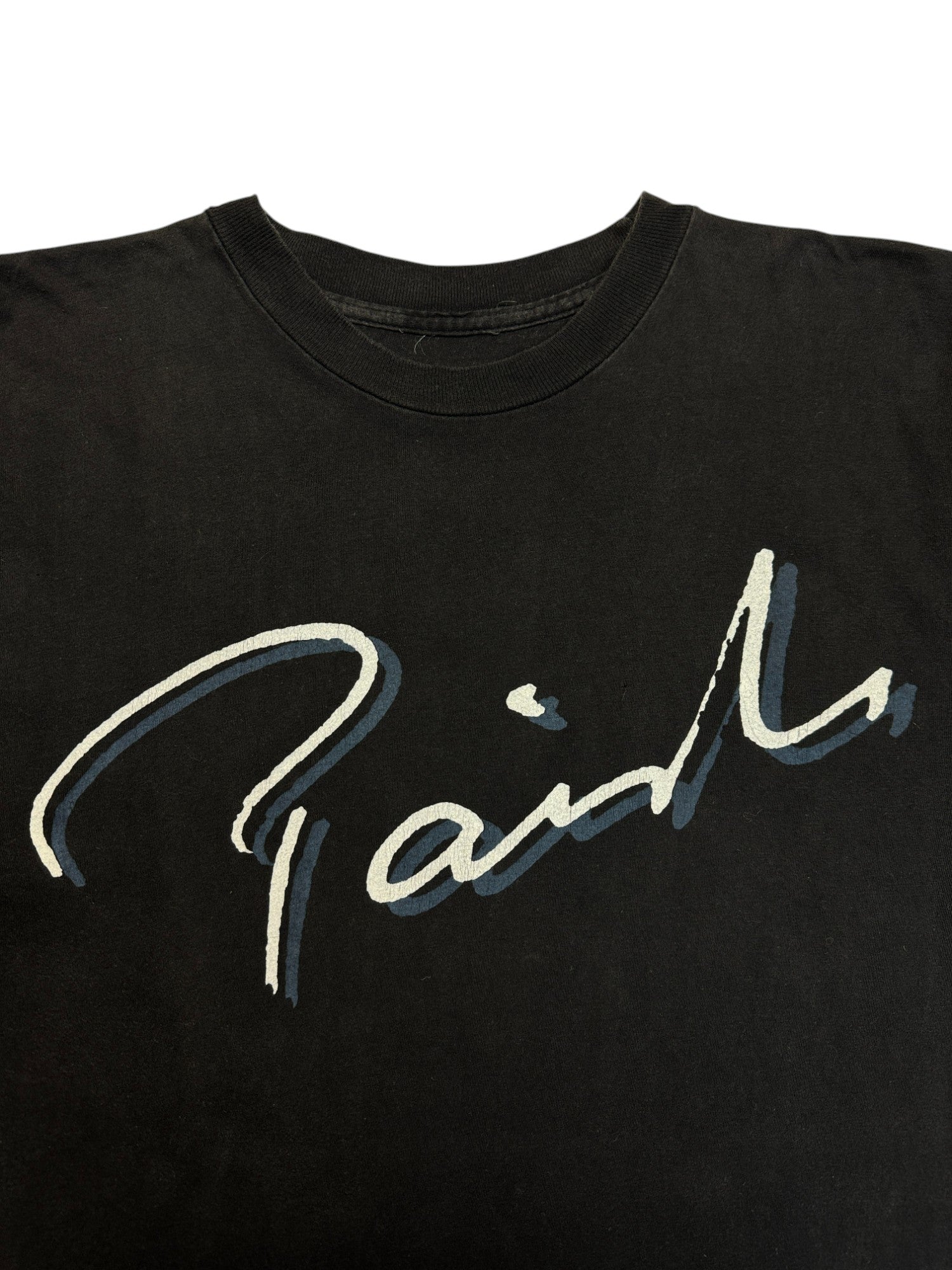 90s Promoshirt Paiste "Cymbals Sounds Gongs" Single Stitch Schwarz L-XL