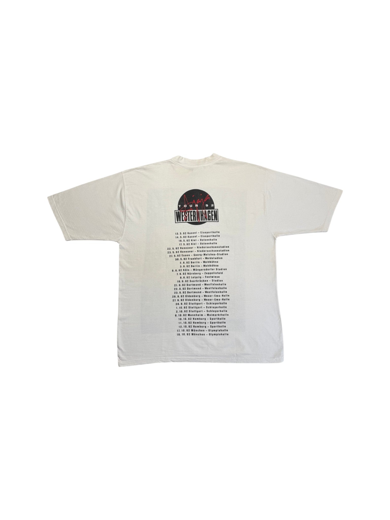 1992 Tour Shirt Westernhagen Weiß (One Size) XL-XXL