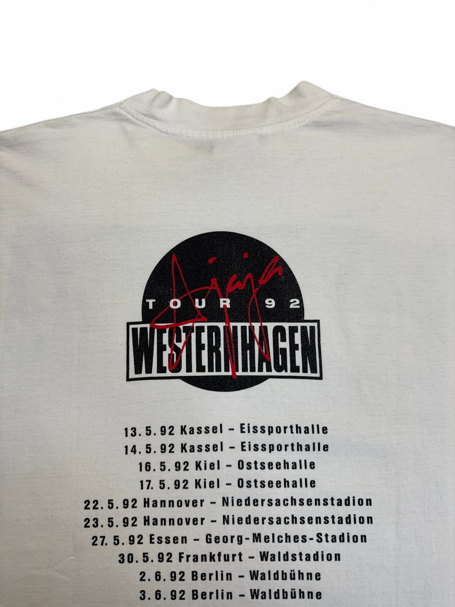 1992 Tour Shirt Westernhagen Weiß (One Size) XL-XXL