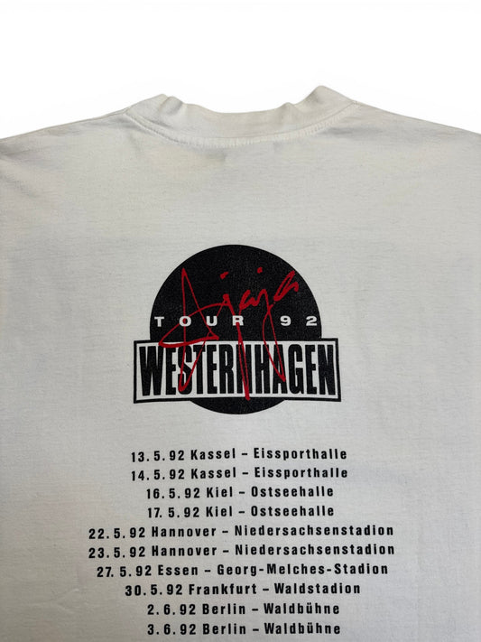 1992 Tour Shirt Westernhagen Weiß (One Size) XL-XXL