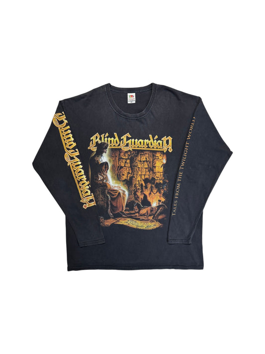 00s Fruit Of The Loom Longsleeve Blind Guardian "Tales from the twilight world" Schwarz XL