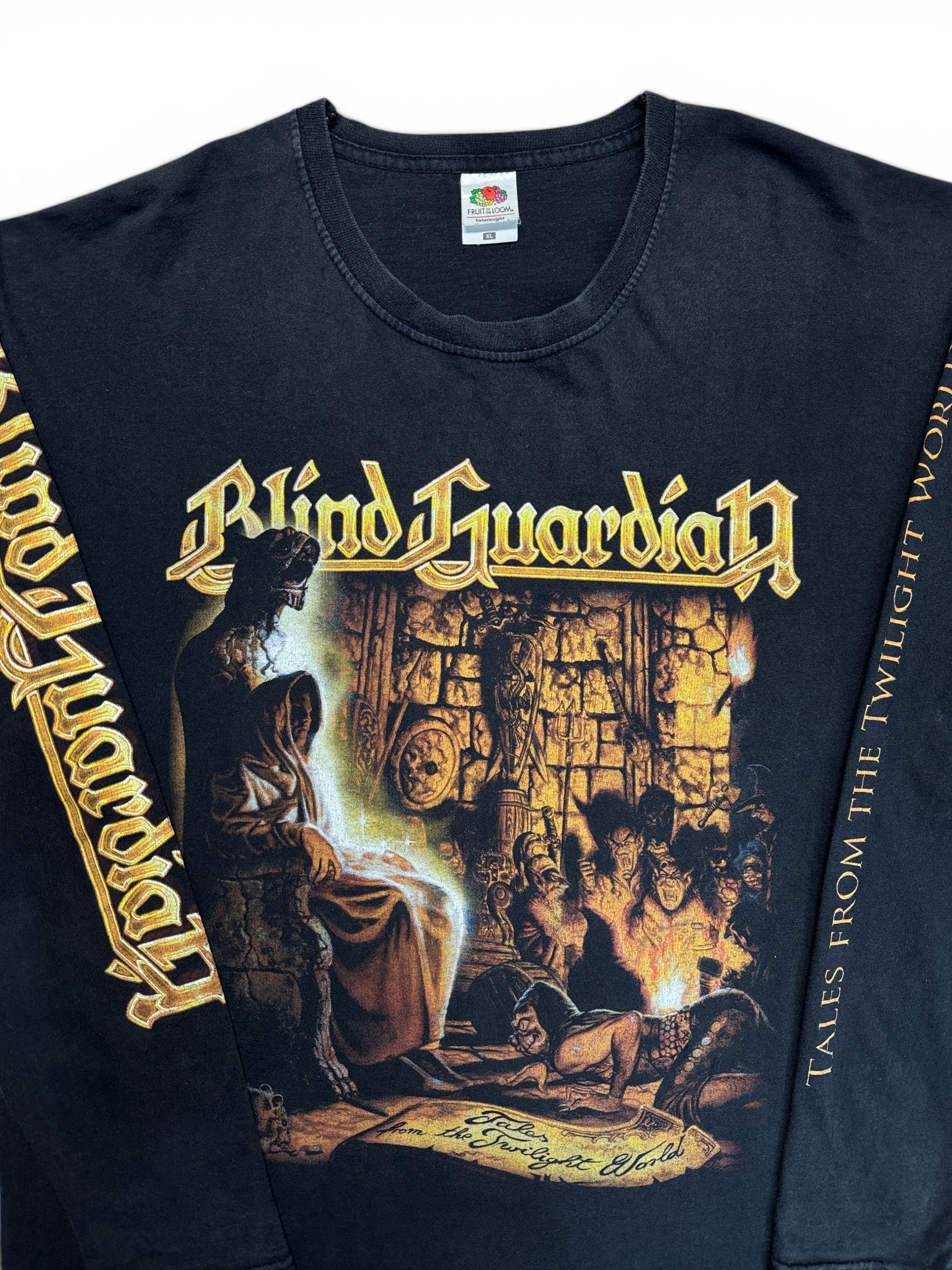 00s Fruit Of The Loom Longsleeve Blind Guardian "Tales from the twilight world" Schwarz XL