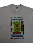1996 Fruit Of The Loom Shirt Necronomicon Convention Lovecraft Single Stitch Made In USA Graubraun XL