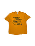 1987 Jerzees Shirt "Golden Band On The Road - State Finals" Single Stitch Sleeve Made In USA Gelb L