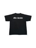90s Die Ärzte Shirt „Scheint die Sonne auch für Nazis? Wenn's nach mir geht, tut sie's nicht!“ Schwarz L-XL